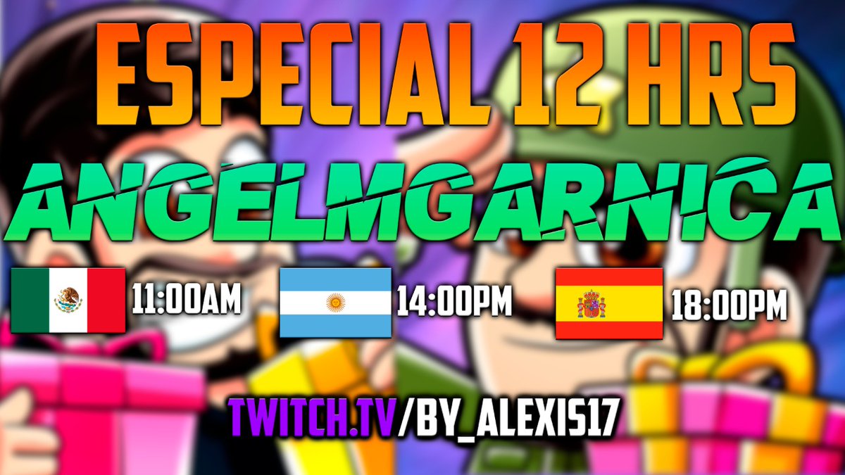 VOLVEMOS CON UN ESPECIAL 12HS DE AGRADECIMIENTO!!!

A POR EL TOP EN EARLY SEASON + GDS CON EL NUEVO META + CANINCAS Y MUCHOS JUEGOS MAS!!!

TENDREMOS HOY LOS NUEVOS EMOTES???

RT🔃Y FAV♥️ SE AGRADECE!!!

TWITCH.COM/BY_ALEXIS17
