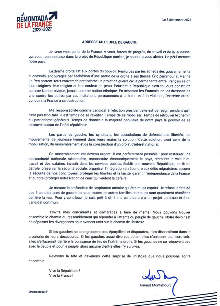ClaudiaBertram's tweet photo. Arnaud Montebourg prêt à « offrir » sa candidature à un projet commun et à un candidat commun https://t.co/kZ2EK5h9Lc