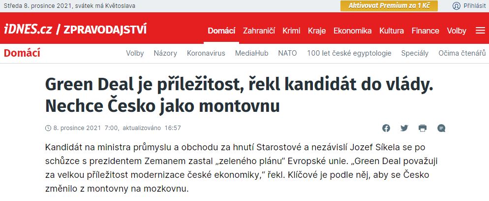 LukasKovanda's tweet photo. "Green Deal je příležitost..." Kde se tahle mantra pořád bere? Přednášel jsem dnes desítkám šéfům středně velkých průmyslových firem v ČR, páteři naší ekonomiky, a ti GD vidí tak akorát jako příležitost se v globální konkurenci střelit do nohy. Chápu, že vzývat GD je i PR, ale... https://t.co/XNRzotl4cr