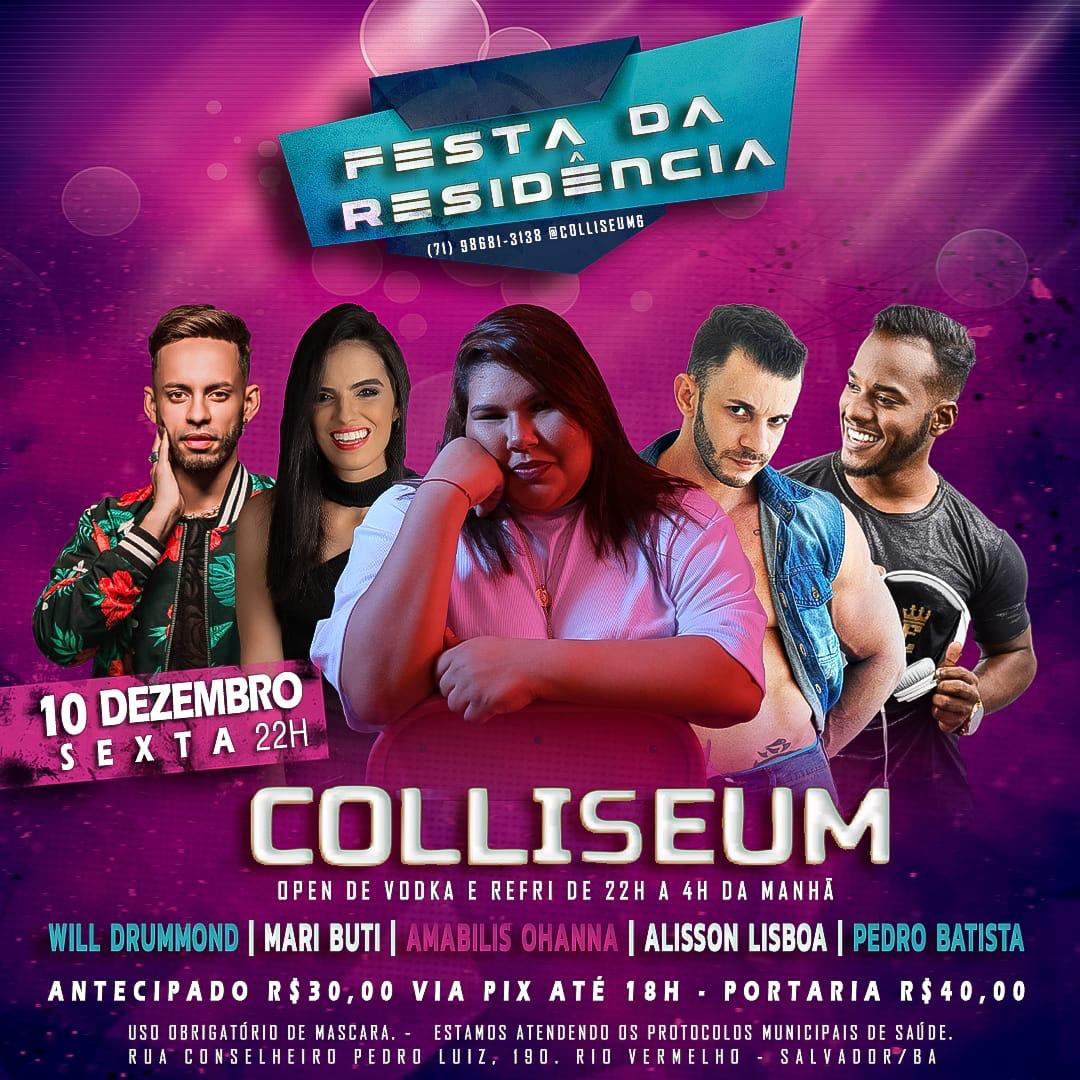 ColliseumPub's tweet photo. Nessa sexra (10/12) a Colliseum apresenta a Festa da Residência.

*Open de vodka e refrigerante das 22h às 4h da manhã. 

Antecipado  via pix R$ 30
Na portaria R$ 40 

Garanta o  ingresso antecipado e venha fazer essa festa ser incrível. 

https://t.co/9fuE0wUKkx https://t.co/qRnpHfr5Vt