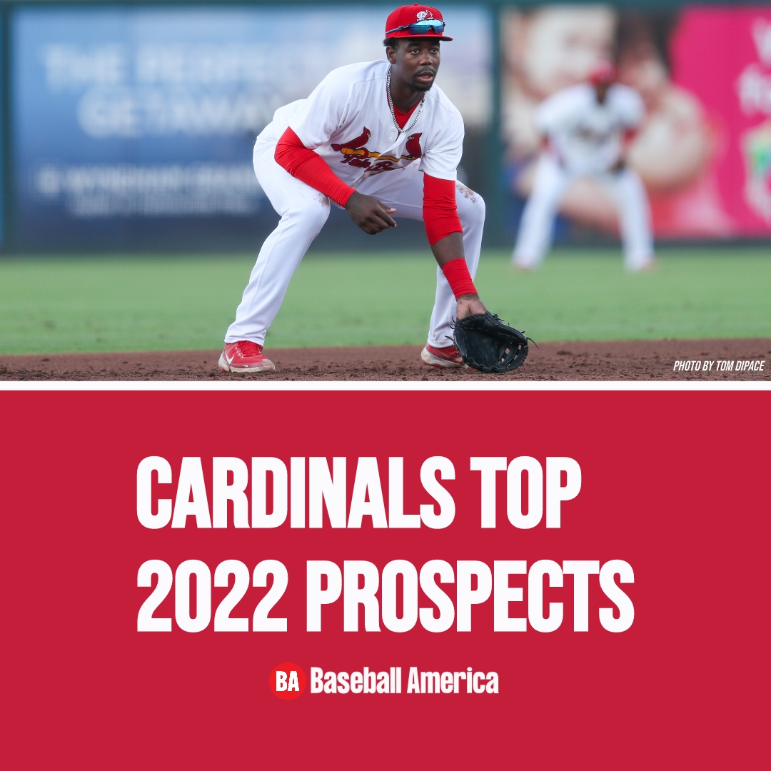 BaseballAmerica's tweet photo. Updated Cardinals rankings today at BA. 

Brand new scouting reports here 🔽

https://t.co/LEybV6Jkmk https://t.co/b6BRBrIaLk