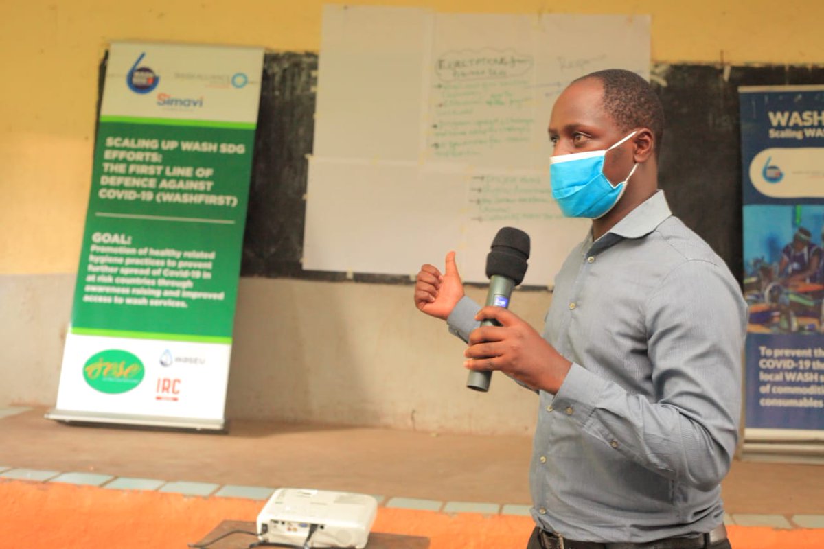 WASEU_Uganda's tweet photo. It was a powerful and successful event where the #WASHFirst program was closed and handed over to the District stakeholders in Ntoroko. Different district stakeholders were happy with WASEU's and JESE's interventions and contributions through this COVID-19 response program. https://t.co/1UfRwGx75T