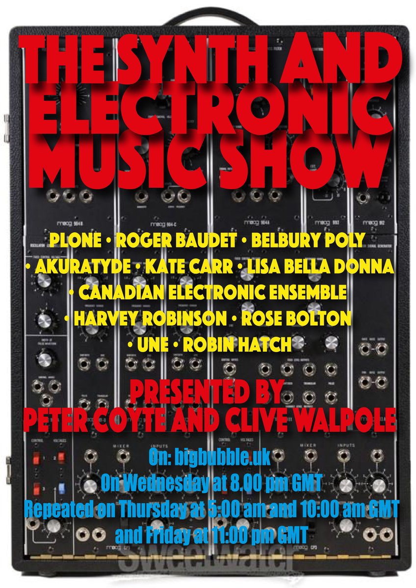 WalpoleClive's tweet photo. On Wednesday Dec. 8th at 8.00 pm GMT, repeated Thursday Dec. 9th at 5:00 am and 10:00 am GMT and Friday 10th Dec. at 11:00 pm BST @GhostBoxRecords @akuratyde @FlamingPines @SpaceMusicDream @HarveyGRobinson @redsheep77 @weareUNE https://t.co/viB3kM8cup