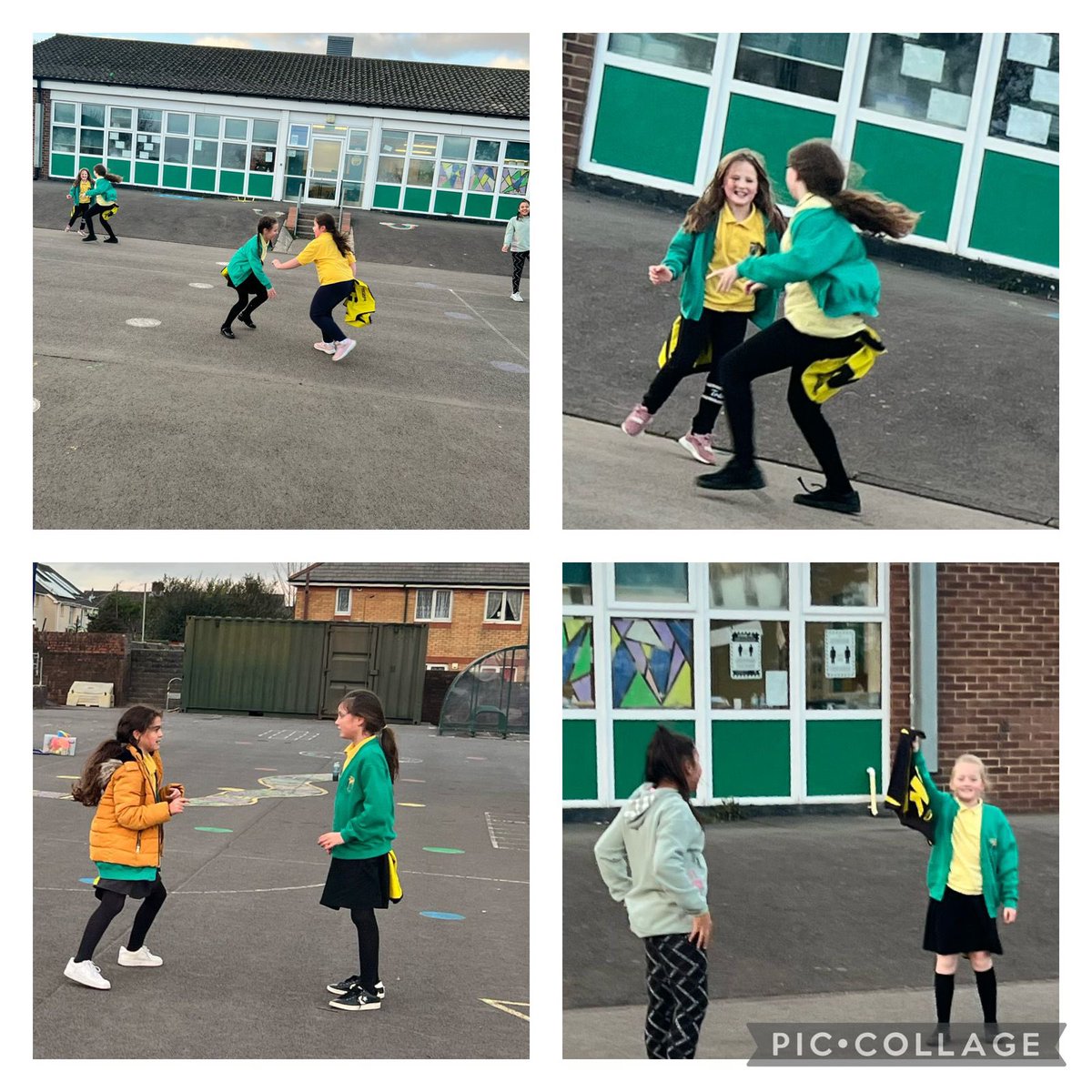 YsgolPenyPil's tweet photo. Clwb pel-rwyd heno. Netball club tonight. 🏀 Sgiliau gwych - Great skills by the pupils 🥳🥳
Diolch i El &amp; Miss Williams. https://t.co/C0XAFsxRxa