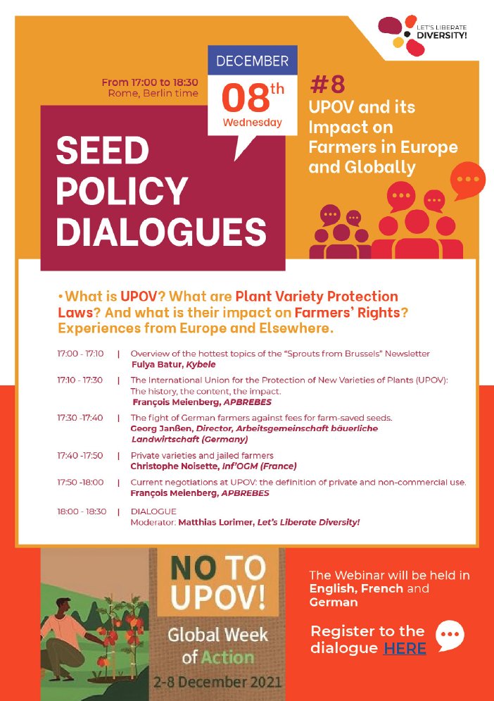 ECLLD's tweet photo. 📢 LIVE NOW
We're talking about the "state of the art" of #CAP during the first part of the #seedpolicydialogues
@WithdrawThisCAP
#votethiscapdown https://t.co/vQwkWBEIVP