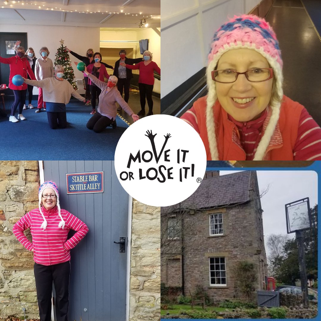 moveitorloseit1's tweet photo. Here's our fabulous instructor Anne & her lovely class who had their class in the local skittle alley this week as her normal venue was closed. Our classes have been developed with experts in #activeageing to help #olderadults stay active & strong https://t.co/fb0evhxriD
#ageing https://t.co/Qu5tjXREs7