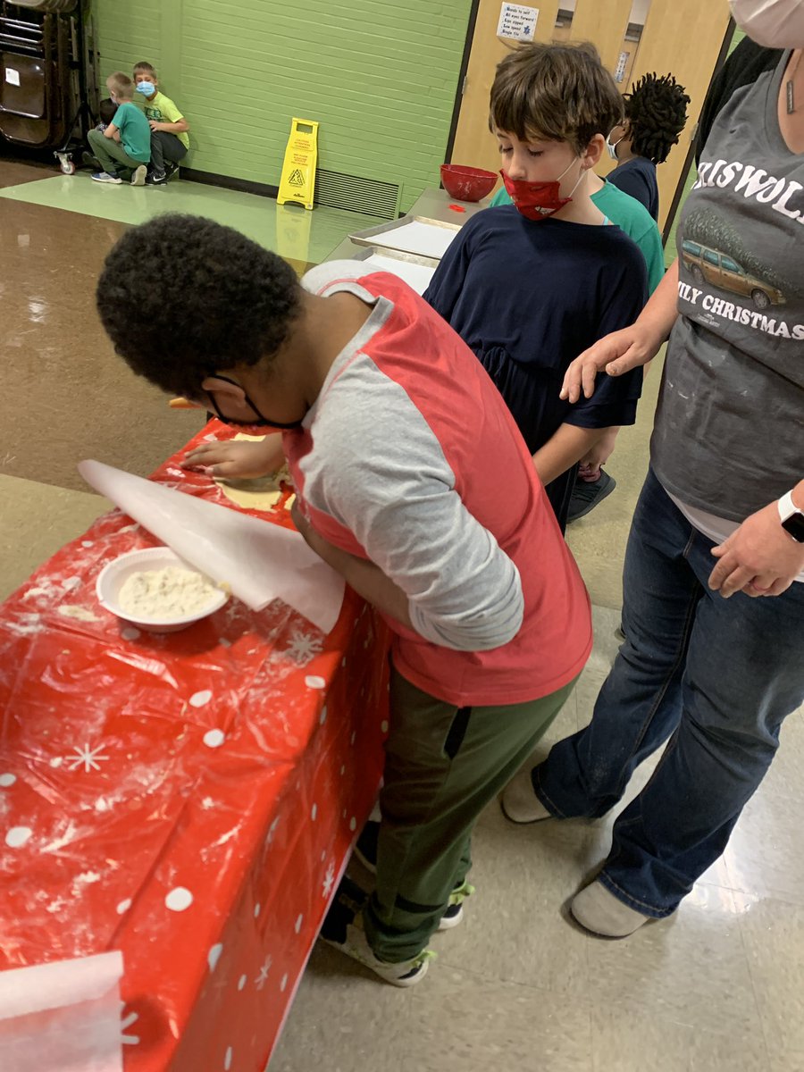 Sugar cookies in the making at David Brewer! <a href="/DavidBrewer453/">David Brewer</a>