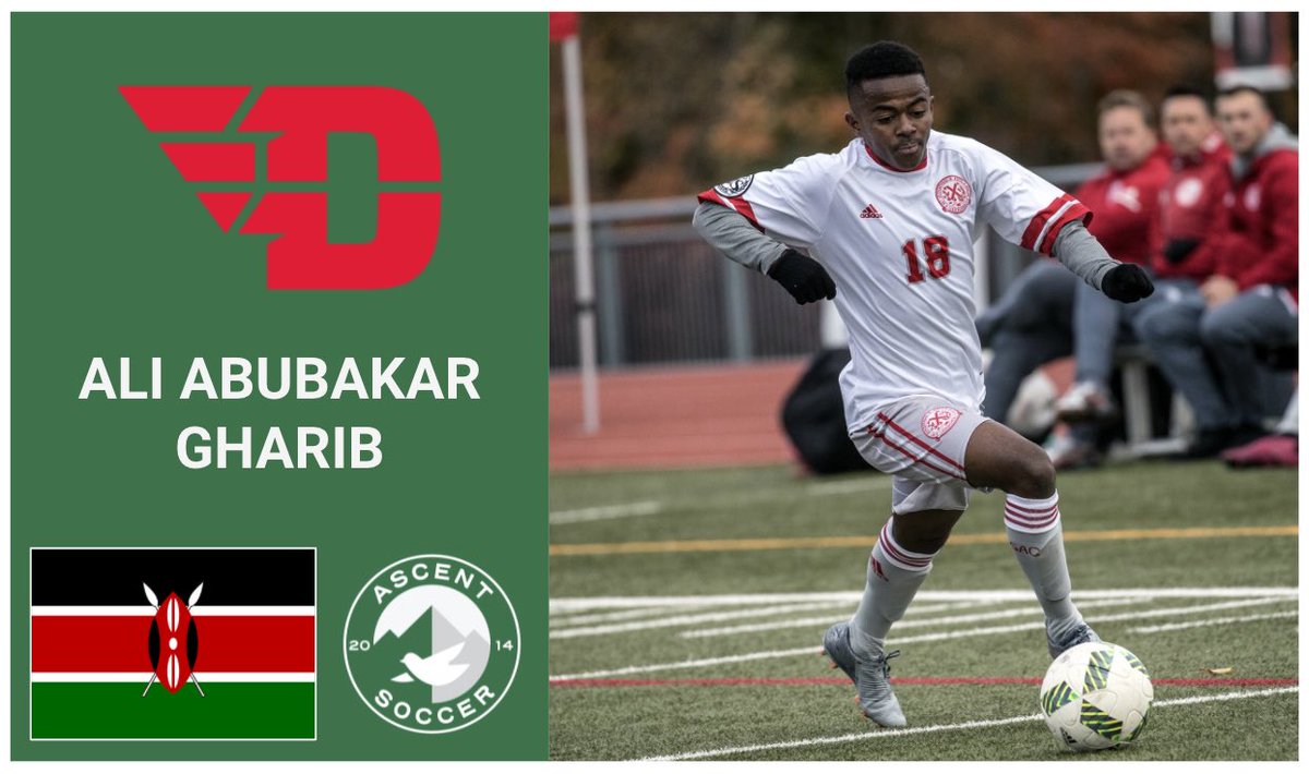 ascentsoccer's tweet photo. Congrats to @GharibAbubakar on committing to @DaytonMSoccer ⚽️

The 🇰🇪 midfielder dazzled on the pitch with @sacsoccer &amp; on the stage at @standrews1899 🇰🇪🧙🏾to earn his chance at the next level

Ali becomes Ascent’s first NCAA D1️⃣ global scholar 💫

Go Flyers!

🇰🇪➡️🇺🇬➡️🇨🇦➡️🇺🇸 https://t.co/dXwEZBxocJ