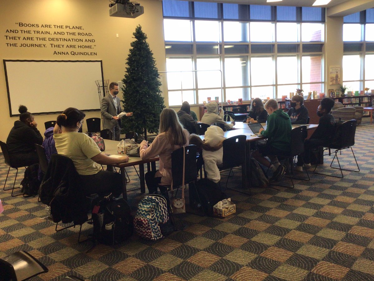 An extra special THANK YOU to <a href="/LWarmund/">Landon Warmund, CFP®, CSLP</a> for presenting to our <a href="/SHSFalcons/">Staley High School</a> about smart money decisions for our Adulting 101 workshop today! 

#falconssave #falconsspend #nkclibraries