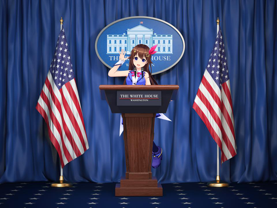 urfavisprez's tweet photo. Tokino Sora from Hololive is President of the United States! https://t.co/GrvOuAvUTX