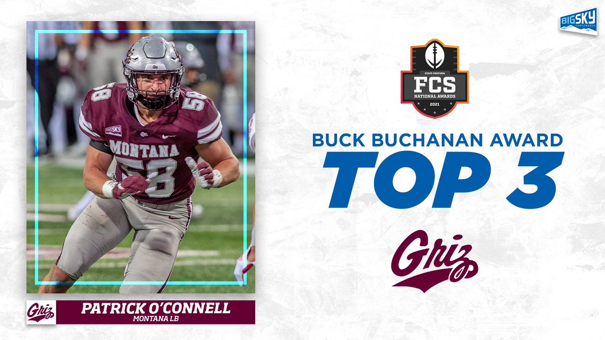 BigSkyConf's tweet image. Montana’s @PattyC233 is a Top 3 vote getter for the @FCS_STATS Buck Buchanan Award, which will be announced on Jan. 7. 

#ExperienceElevated