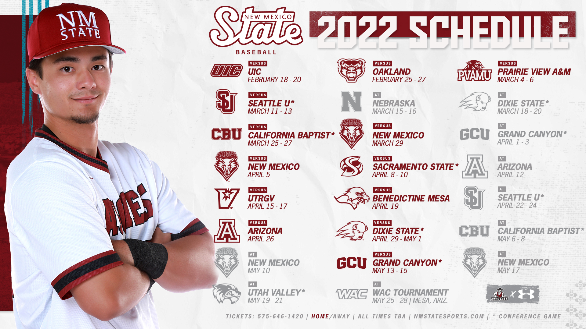 Nebraska Baseball 2022 Schedule New Mexico State Baseball On Twitter: "51 Games, 31 At The 'Skew ⚾️ The 2022  Schedule Is Here - Can It Be February Yet Please? #Aggieup 📰 |  Https://T.co/Ifqmechto1 Https://T.co/Kvaz1Mhnpq" / Twitter