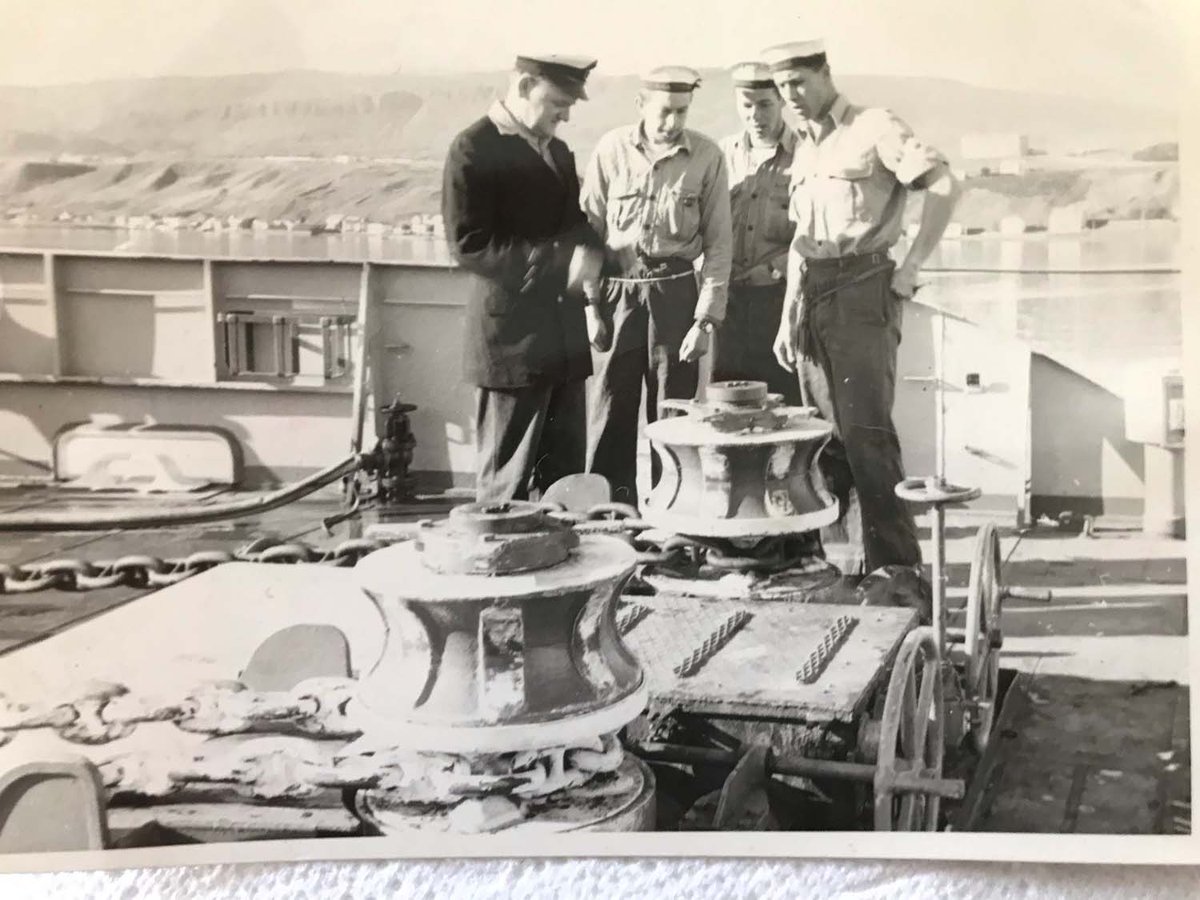 George serving in the RN