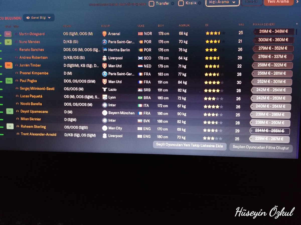 huseyinozkul's tweet photo. Siz neyin kafasını yaşıyorsunuz yaa? Böyle para mı var. 😂😂😂
@fmbagimlisi @Fmanaliz1 @erbillosman @wonderkid_king @FMHikayeleri
#FM22
#FootballManager2022
#TransferValue https://t.co/Qv98nXk04f