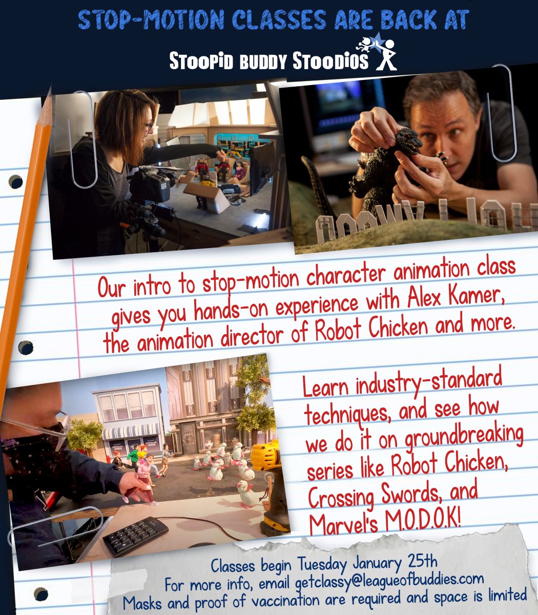 StoopidBuddy's tweet photo. New year, new class. Email us before it fills up! https://t.co/SDRxcb4dIg