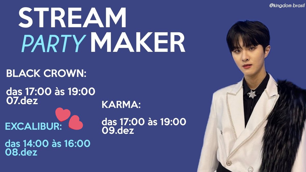 pcyvhs's tweet photo. ‼️ESTAMOS COMECANDO O STREAM AGORA!!! BORA LÁ, KINGMES! Não esqueceram da screenshot com a TAG #MAKERSTREAM e não esqueçam de seguir as regras de stream. https://t.co/UZOnSBGZrO