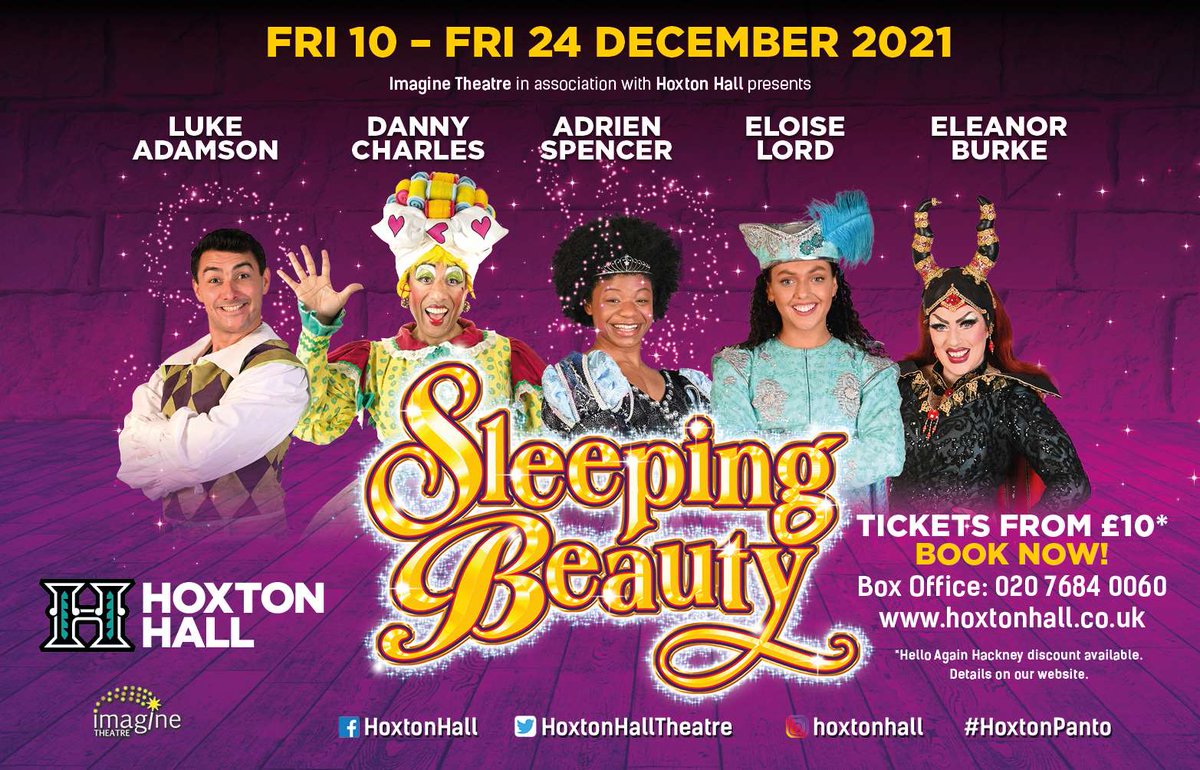Who's excited to come see Sleeping Beauty?! We are! 🎁
This pantomime is suitable for ages 3 and up, tickets start at £10, and we have morning, matinee or evening shows. #HoxtonPanto
