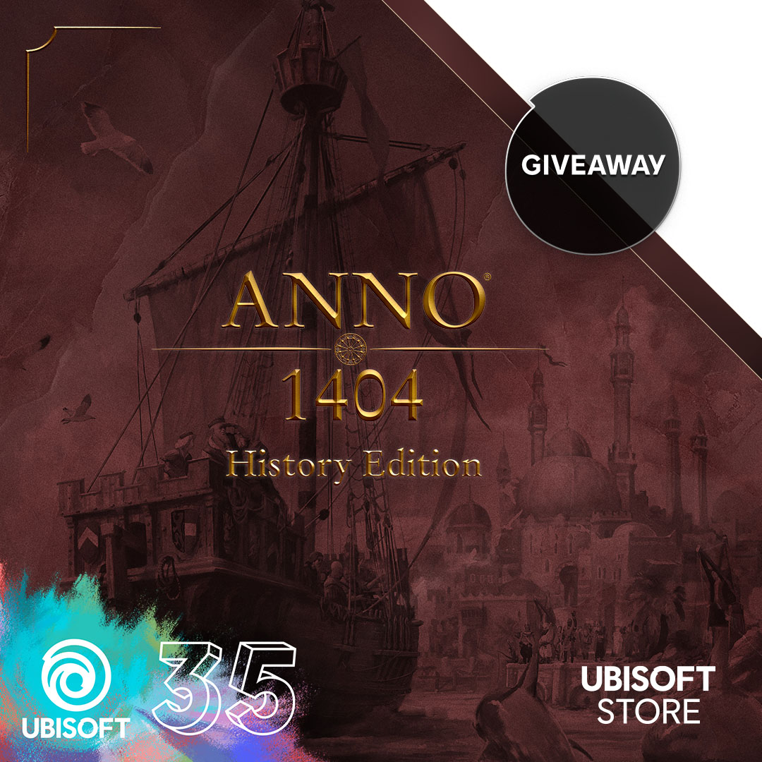 Ubisoft's tweet photo. FREE GIVEAWAY! Build &amp; expand your empire in Anno 1404. Get it now for free at the Ubisoft Store!