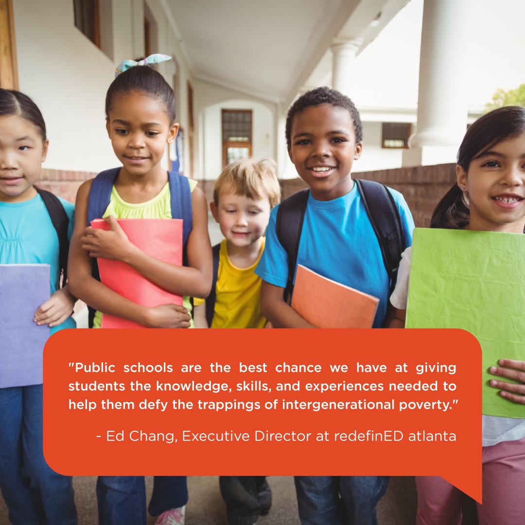 RedefinEDAtl's tweet photo. We're working to ensure that every student in Atlanta has the opportunity to attend a great public school. Learn more about our work at https://t.co/GOvSYmExBA.

#EveryStudent #EverySchool #EveryCommunity https://t.co/wuA9WGG7XA
