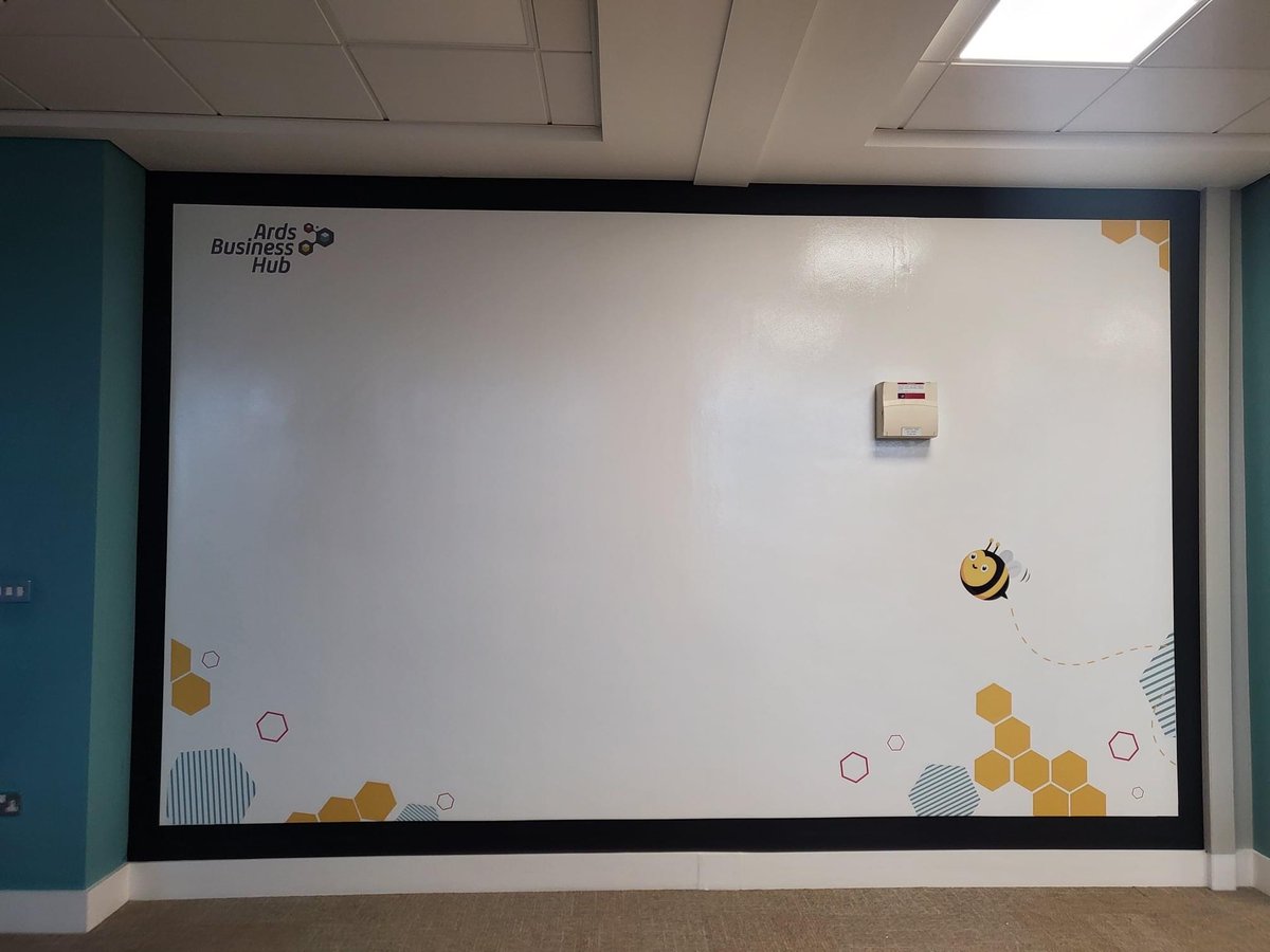 smarterconcept's tweet photo. The Ards Business Hub's new addition to their Seminar Room. They have transformed their walls into an interactive surface that is magnetic, writable &amp; projectable. Improving meetings and creating a collaborative space. 

📧 darren@smarterconcepts.co.uk
📞 02895 380367 https://t.co/UVGSkHerMb