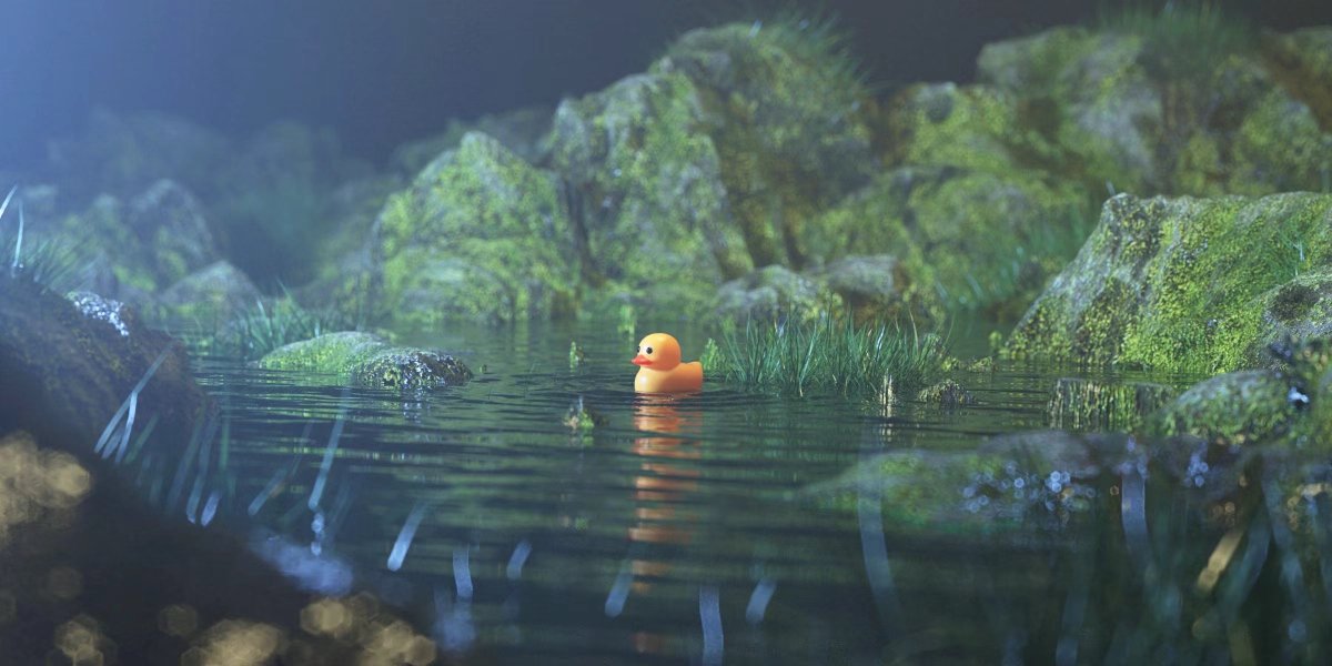Avadabluecat's tweet photo. bath duck back to nature😂

#3dart #NFT #NFTartists https://t.co/SdJunrWfYt