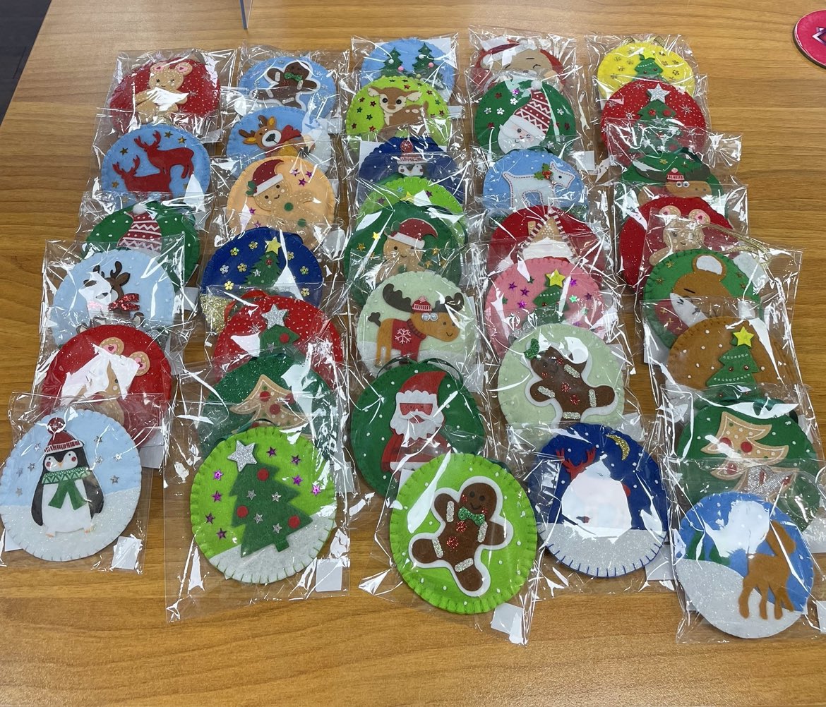 HomeinUrmston's tweet photo. We are currently selling handmade decorations in our office to help support Alder Hey Children’s Hospital if anyone would like to purchase a  unique beautifully wrapped decorations please pop into our #urmston office. https://t.co/Qe6e5s6xE7