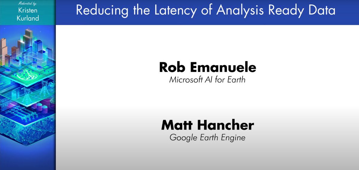 giswqs's tweet image. Happening now:  @lossyrob from #Microsoft #PlanetaryComputer