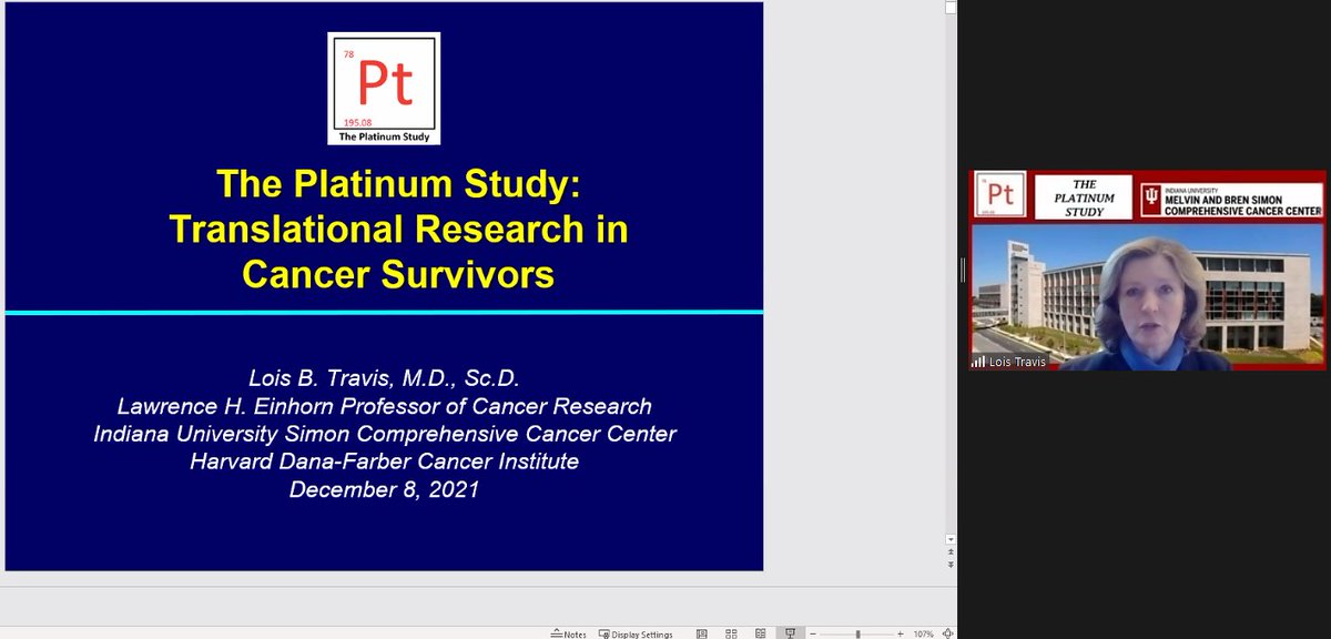 DrChoueiri's tweet photo. What a great talk from Dr. Lois Travis @IUCancerCenter about translational research in cancer survivors at the @DanaFarber_GU #GUSeminars run by @AtishChoudhury c: @OncoAlert @DanaFarber https://t.co/lnJpaD8Z40