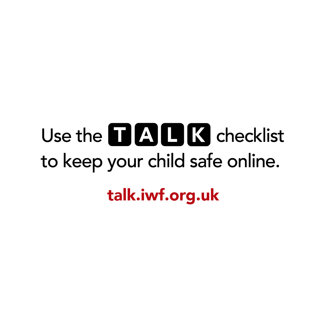 IWFhotline's tweet photo. Act now to close your door on child sexual abusers online. Search for 'TALK checklist' or visit https://t.co/wIAHh9PeWx today. #TalkChecklist https://t.co/UqTutNSgJe