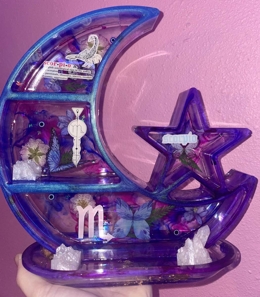 Custom crystal shelf 🌙✨