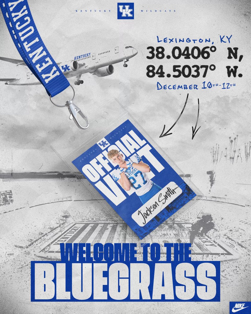 Can’t wait to take my official visit this weekend! <a href="/UKCoachStoops/">Mark Stoops</a> <a href="/UKFootball/">Kentucky Football</a>