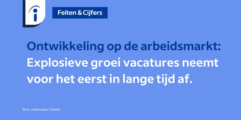 Na maanden van flinke groei is het aantal vacatures in Nederland in de afgelopen maand voor het eerst stabiel. Lees hier meer over de ontwikkelingen op de arbeidsmarkt: indeedhi.re/3GgWsBY