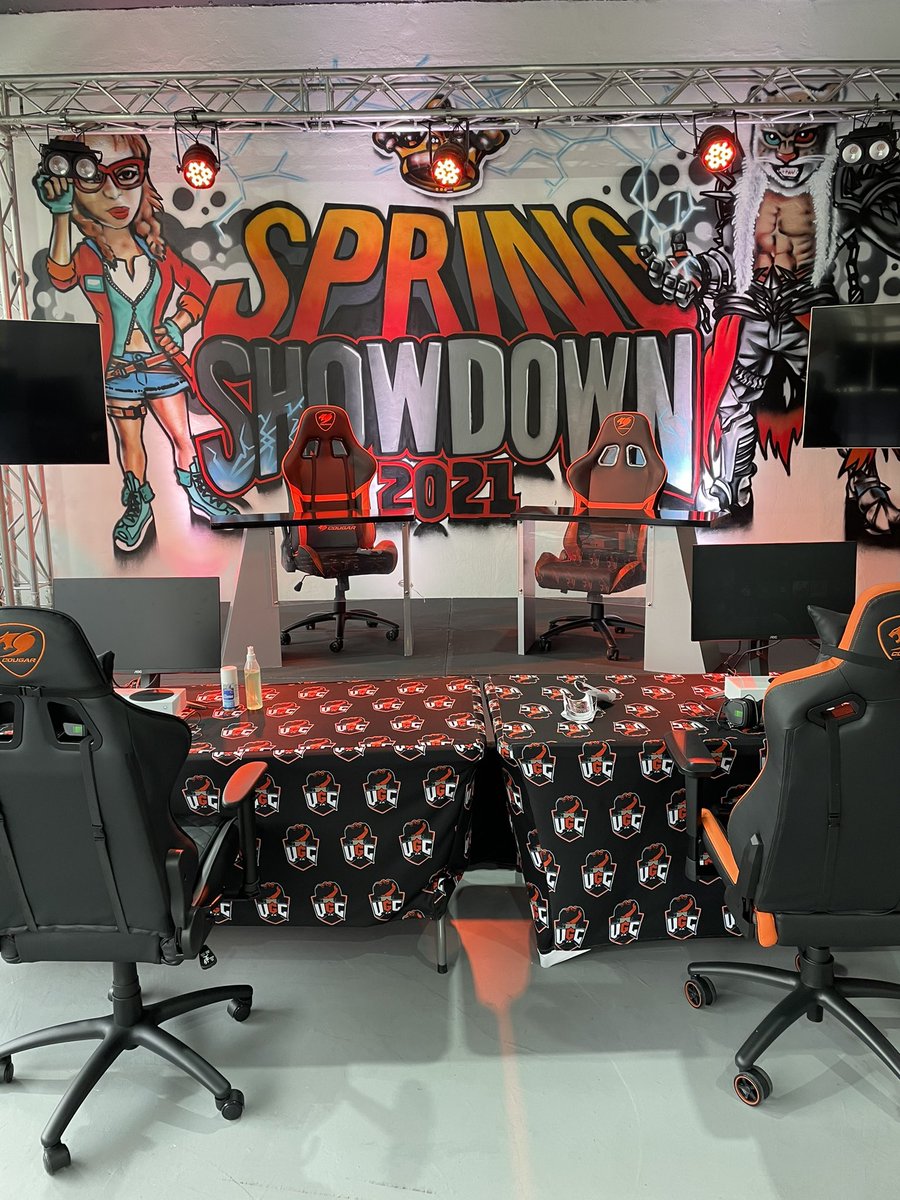 RosebankTheZone's tweet photo. Only a few hours to go before the Spring Showdown @UGCZA opens its doors to all gamers😁 The stage’s set and world class equipment has been brought in! 

Find the gaming lounge next to @adidasZA on the 1st floor. Open sessions from 10am-5pm. 

#thezonerosebank 
#onlyathezone https://t.co/AIgPh01WMo