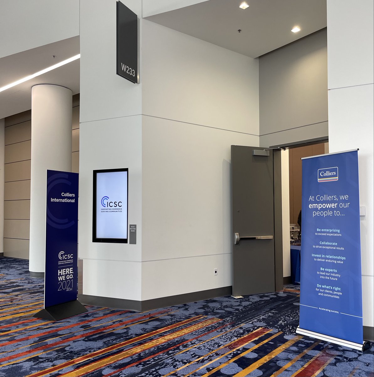 AnjeeSolankiCRE's tweet photo. Thank you @ICSC for a great show in Vegas. Our #ColliersRetail professionals were busy making deals and networking. #ICSCHereWeGo! https://t.co/o1y0EgiloT