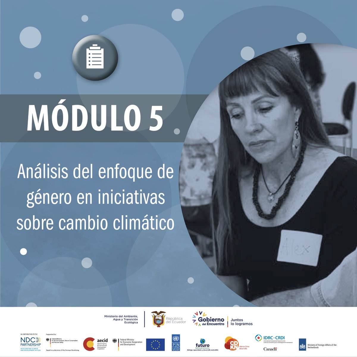 #CambioClimáticoyGénero | En este 5to módulo conocerás los conceptos y herramientas para realizar análisis de género, así como algunas orientaciones acerca de articular el análisis del enfoque de género con el análisis #climático.
✅Descarga el módulo: cdkn.org/cajageneroycc