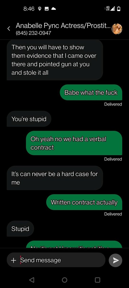SlutAnalgape66's tweet photo. @Annabelle pync lies she steals she manipulates she promised me she's going to pay me back promise me if I sacrificed everything to her she left me out here in the cold streets of the winter with nowhere to go no shelter no car no tools nothing to provide for myself. https://t.co/3fBoYgkHCg