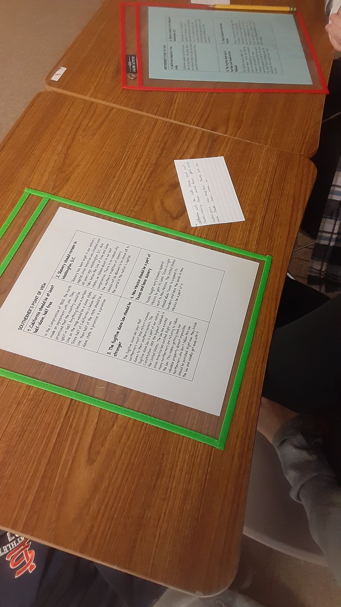Students are compromising as a northerner or southerner on issues dealt with in the Compromise of 1850 using a prisoner's dilemma. If no compromise is met, both students fail the issue &amp; there's a Civil War. <a href="/AllisonLTravis/">𝔸𝕝𝕝𝕚𝕤𝕠𝕟 𝕋𝕣𝕒𝕧𝕚𝕤 𝔹𝕝𝕒𝕜𝕖</a> <a href="/krsburk/">Kristi Sorg Burkhalter</a> #socialstudies