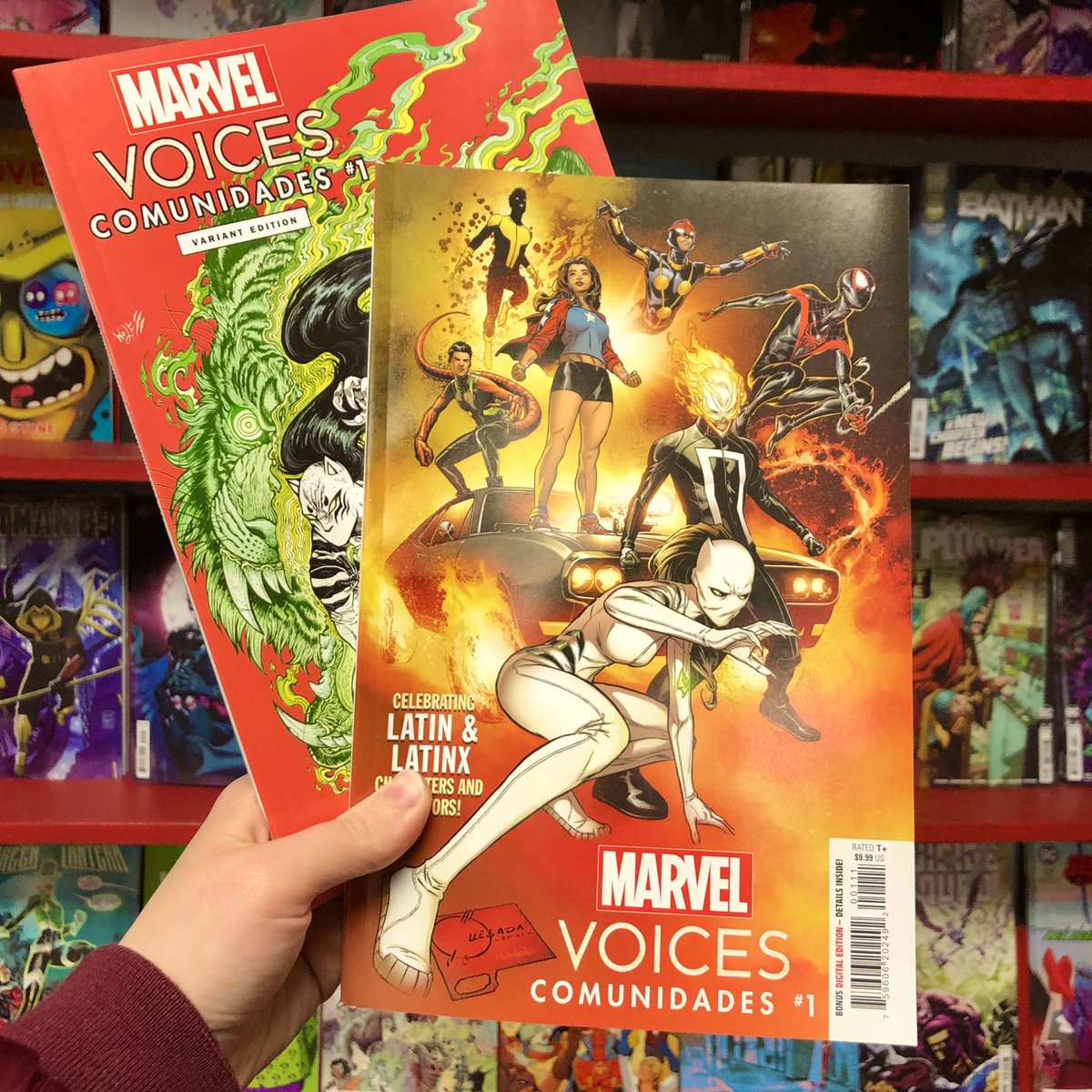 It’s #newcomicbookday ✨ Here’s our picks this week 💖 

1) A Thing Called Truth no.2 by <a href="/YoZanfardino/">Iolanda Zanfardino</a> &amp; <a href="/afterlaughs/">E. R. 🖌- NoSaintsNorPoets #1 live on Kickstarter</a> 

2) Lunar Room no.1 by <a href="/weredawgz/">Danny Gay-da-Lore-ian</a> <a href="/giorgiasposito/">Giorgia Sposito</a> <a href="/djcolorscomics/">DJ Chavis</a> &amp; #andworld 

3) Marvel Voices: Comunidades no.1 short stories by over 30 Latinx creators 🥰