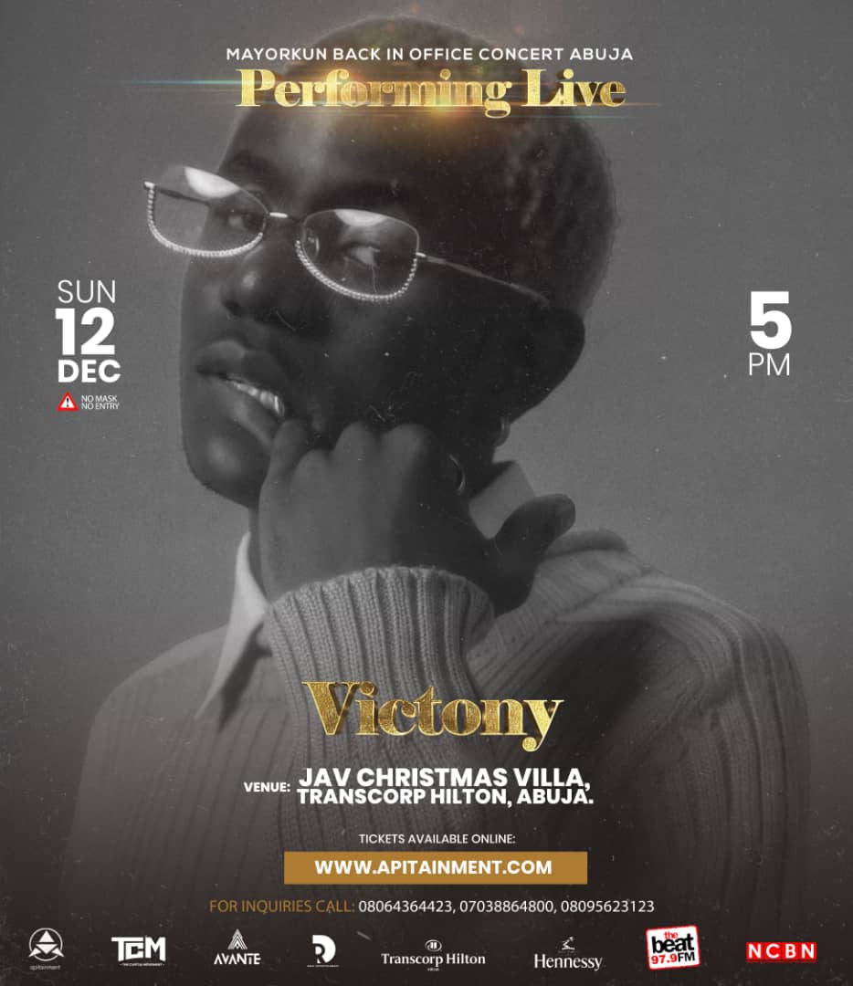 IamKellyJoe's tweet photo. Mayorkun Back In Office Concert has the sickest line up this December β‘β‘
DATE: Sunday 12th Dec.
TIME: 5pm
VENUE: Jav Christmas Villa, Transcorp Hilton, Abuja.
TICKETS: https://t.co/4RnHMabk2Q
#MayorkunLiveInAbuja
#backinofficeconcert https://t.co/xWjXrxApmC