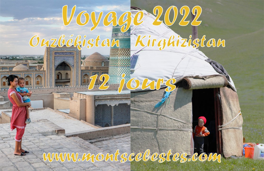 Découvrez l'Oubékistan et le Kirghizistan en 2022! Nous vous proposons un circuit de 12 jours qui combine deux pays d'Asie Centrale. Plus d'info ici: montscelestes.com/nos-voyages-ki… ou par WhatsApp: wa.me/996555188099?t…. Merci de partager et aimer cette publication!