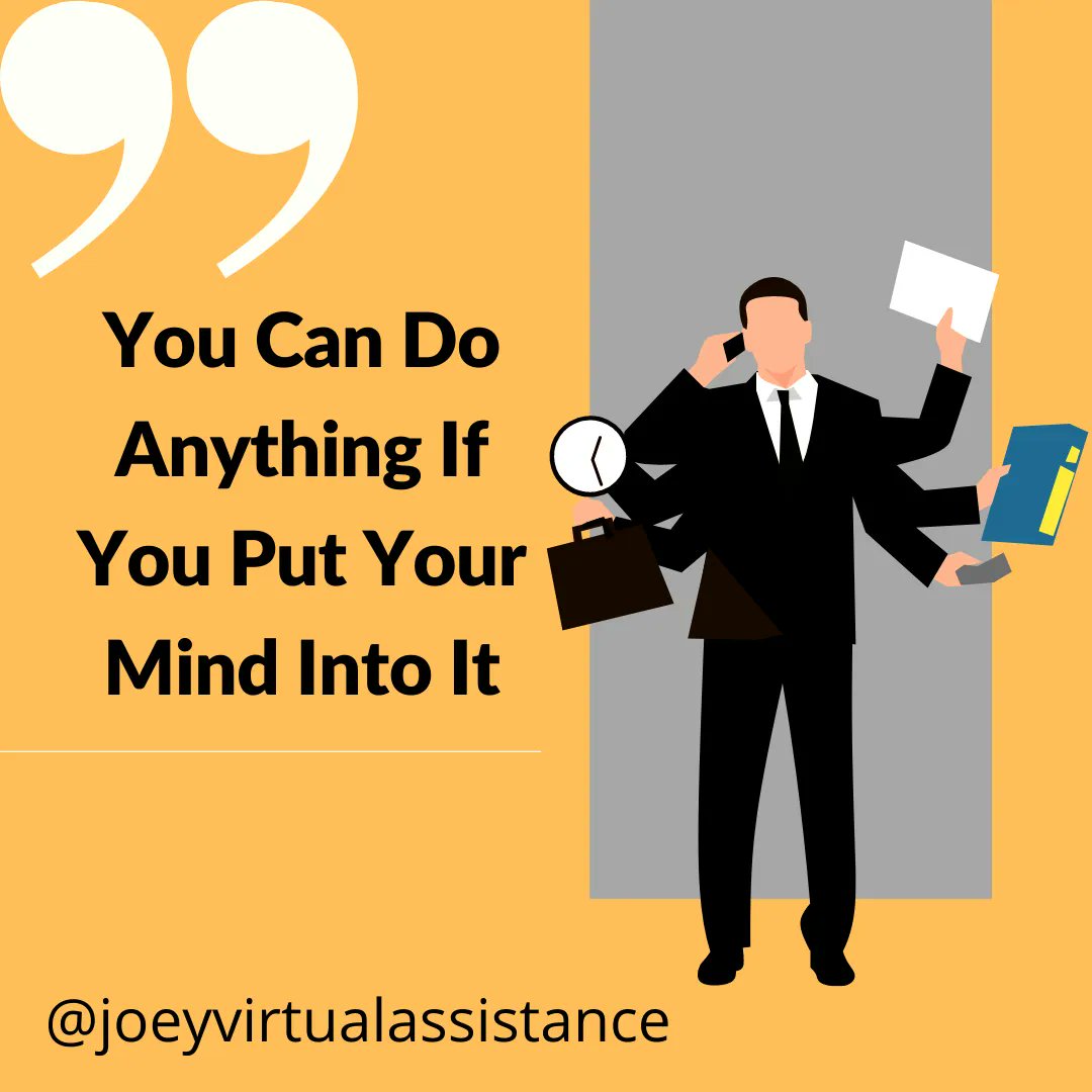 JoeyCurada's tweet photo. Make a goal that you want to achieve. Prioritize the most important items and work diligently on them. 
If you require assistance, please do not hesitate to contact me; I will gladly place you at the top of my priority list.👇
#joeyvirtualassistance #socialmediamanagement #focus https://t.co/rNssgpDwoh