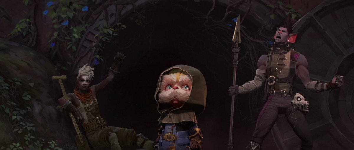 DanGrievous's tweet image. Here's hoping we see a lot more of Scar the bat vastaya in Season 2 of "Arcane"!

#Ekko #Firelight #Firelights #Arcane #ArcaneNetflix