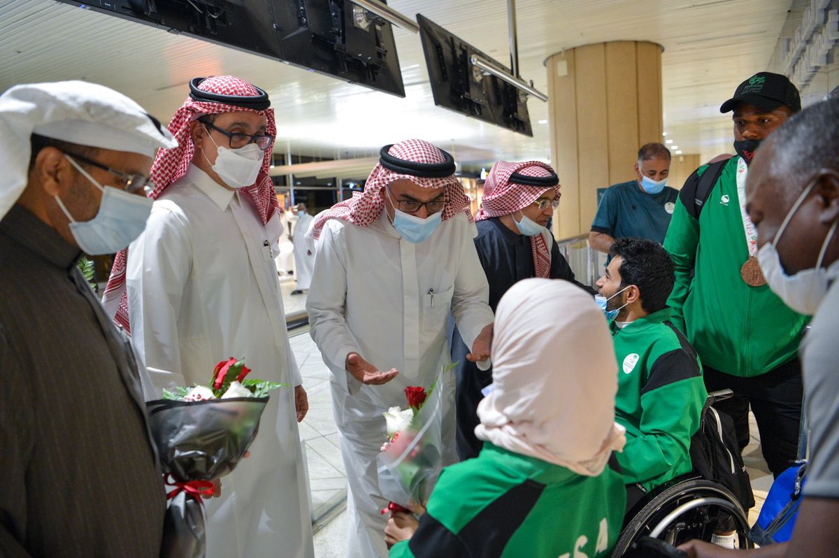 paralympic_sa's tweet photo. لاعبو الأخضر نالوا ١٩ ميدالية في المحفل القاري ..
   منتخبات السعودية تصل الرياض بعد ختام مشاركتها في دورة الألعاب البارالمبية الآسيوية للشباب بالبحرين.

https://t.co/NxPbfgxRoG
#هذه_البارالمبية https://t.co/NiPO6PD6a6