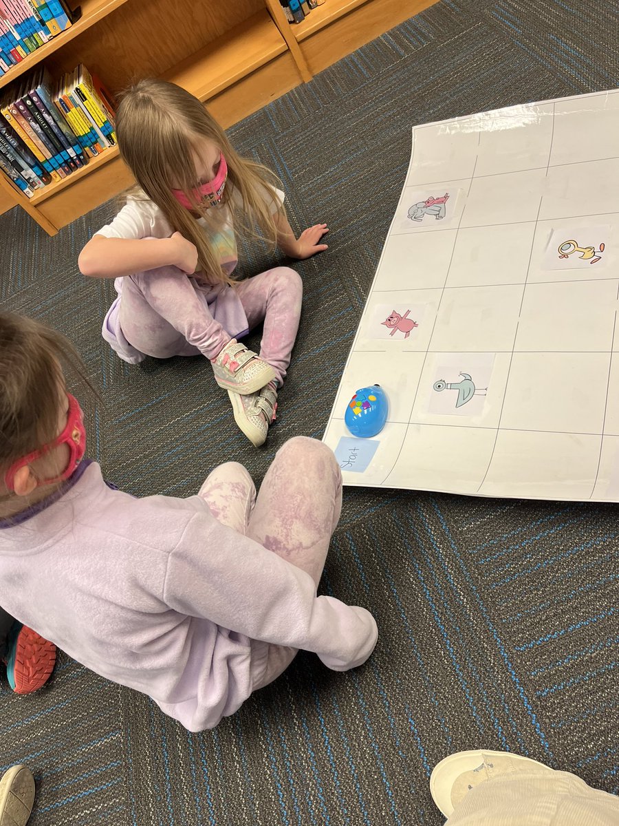 mrs_rubeck's tweet photo. #unpluggedcoding in PreK and K. Coding #codeandgomouse to @The_Pigeon characters. @BOEwarriors #csedweek2021 #wcpsmdcodes https://t.co/lW61AEI2DN