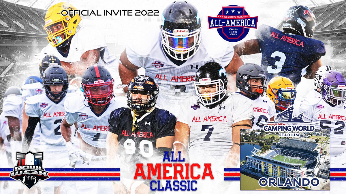Blessed to be recognized and invited to the @AllAmericaBowl in Orlando! #SomebodyKnows #BulletinBoard