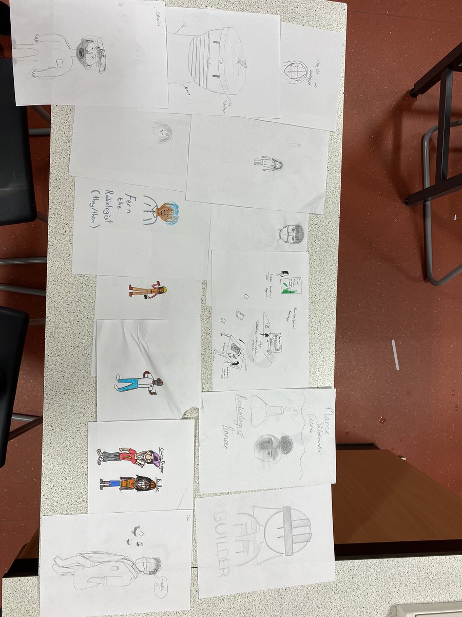 Our Young STEAM leaders were exploring the stereotypes that come along with STEAM and STEAM careers and how to overcome them! Here are some stereotypical and diverse drawings of those STEAM jobs! #STEM #STEMeducation #WomenInSTEM #celebratingdiversity #diversityinSTEAM