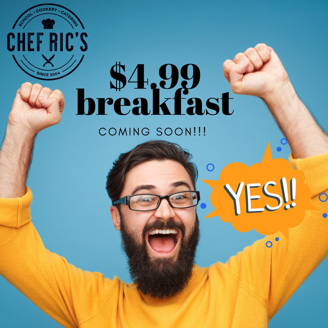 Did you know there is a $4.99 Breakfast that helps your community do great things!??
<a href="/ChefRics/">Chef Ric's</a>  is open and we are loving his breakfast 
It's a perfect price and so freaking delicious!
SOCIAL ENTERPRISE 
#myOttawa 
#Narcity <a href="/NarcityCanada/">Narcity Canada</a>  @NarcityOttawa