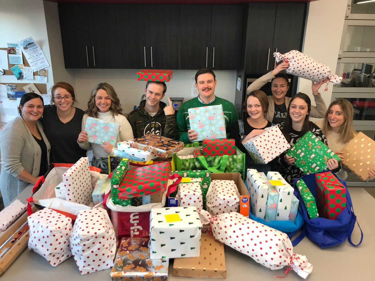 In the spirit of the holidays, DH is digging up some of our ghosts of Christmas party past. 👻

This Wednesday, we're throwing it back to our 2019 wrapping party, where we spent the afternoon wrapping gifts to donate to inner-city schools.