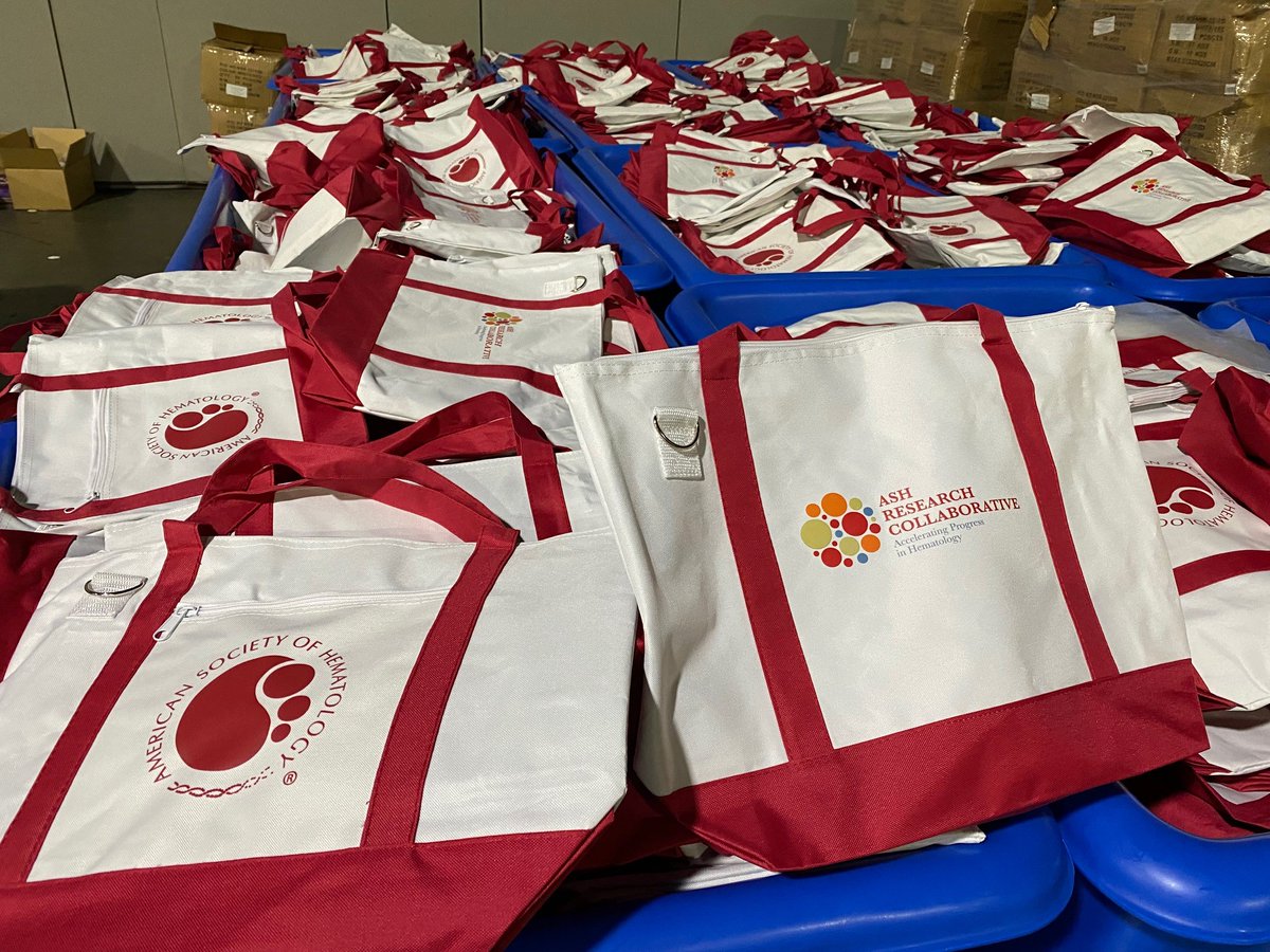 ASH_hematology's tweet photo. #ASH21 starts this week! How are you joining? Post a pic of your journey to the meeting, whether that’s boarding an airplane ✈️ or setting up your home office. 📚 

Check out our journey to #ASH21: prepping the Georgia World Congress center for your arrival! https://t.co/NKjgTpFsEV
