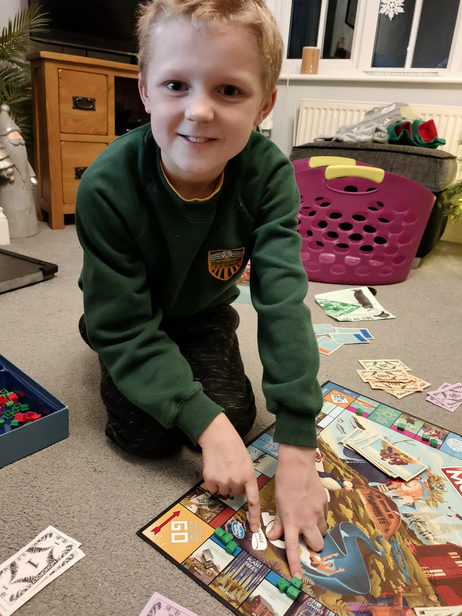 jayh311's tweet photo. After 90 minutes of playing my eldest has just taken great pleasure in beating me at @BluestoneWales Monopoly, highly recommend as a Christmas present to any Bluestone fan πππ
#freerangefun #Bluestonewales https://t.co/xInazAWOAe
